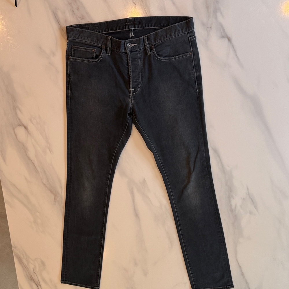 Men's John Varvatos Wight Black Skinny Jeans